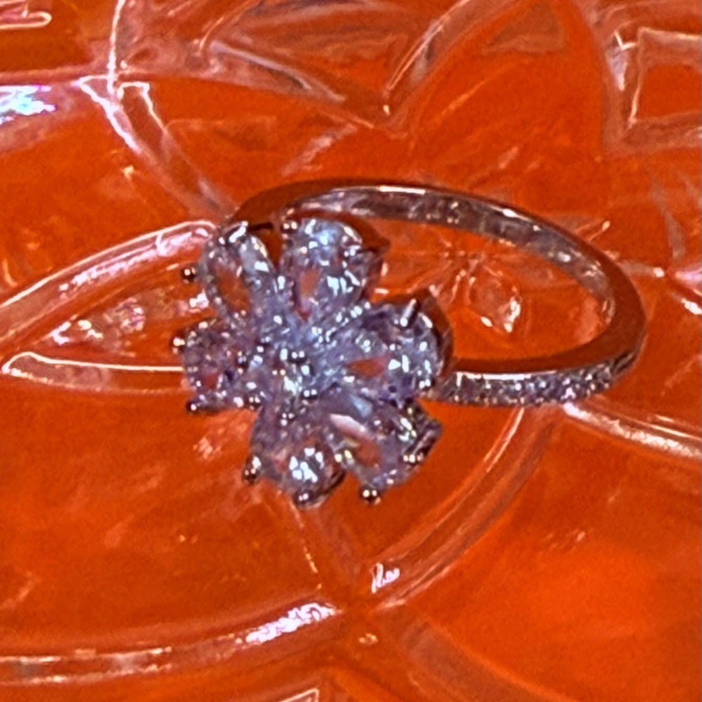 Silver Flower Ring - image 4